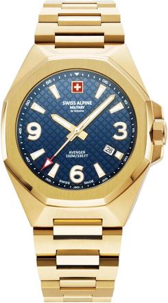 Swiss Alpine Military Watches - Heren - Horloges - Geel - ONE Size - Accessoires