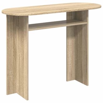 vidaXL Mesa Consola Con Almacenamiento Roble Sonoma 100 X 39,5 X 75 Cm Vidaxl