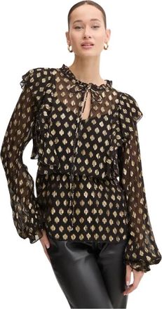 Never Fully Dressed Primrose Blouse - Dames - Blouses - Veelkleurig - XS - Polyester - Overhemden