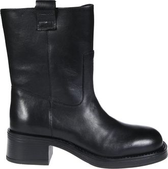 Alohas Enkellaarsjes - Dames - Laarzen met Hak - Zwart - 39 EU - Schoenen