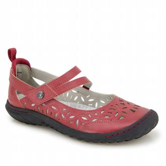 JBU by Jambu Womens Bellerose Encore Mary Jane Flat In Red