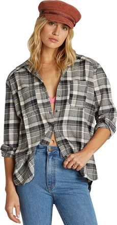 Billabong Womens Long Sleeve Woven Top