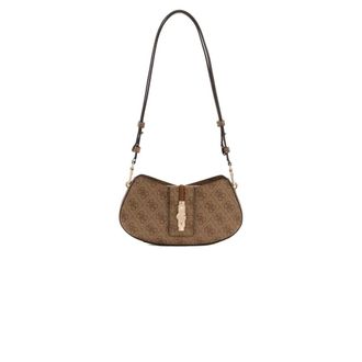 Guess Tassen, Dames, Bruin, ONE Size, Yvonne Logo Mini Cvtl Shdr Bg