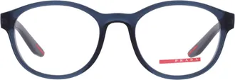 Prada Demo Oval Mens Eyeglasses PS 07PV CZH1O1 53