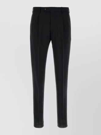 Pantaloni Torino wool trousers tailored cut belt loops