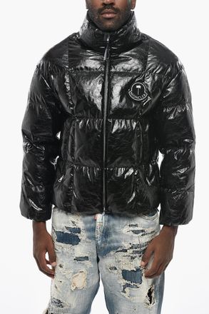 Palm Angels 8 Quilted Puffer Jacket SIMOOM with Glossy Effect Palm Angels