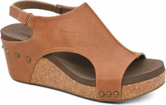 Corkys Footwear Womens Carley Wedge In Brown