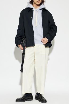 Jil Sander Hoodie, Mens, Grey