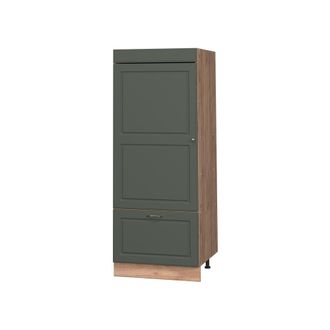 Vicco Dispensa Da Cucina Fame-line, Verde-oro Rustico/rovere Dorato, 60 Cm, Vicco