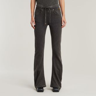 G-Star Extra Long Flared Sweatpant - Grijs - Dames