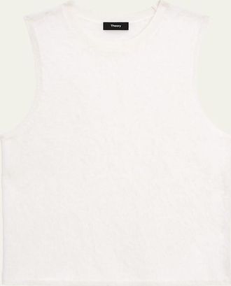 Theory Brushed Cashmere Sweater Vest