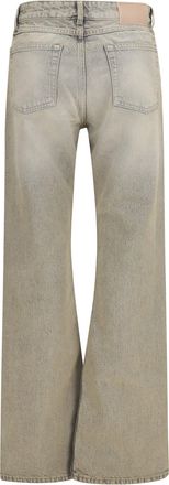 Our Legacy Womens Straight-Leg Denim Jeans Wolfpack Cotton; Polyester