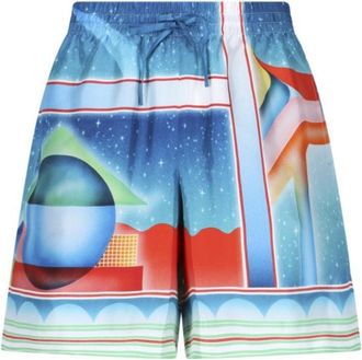 Casablanca Galaxy Court Shorts - Multicolor