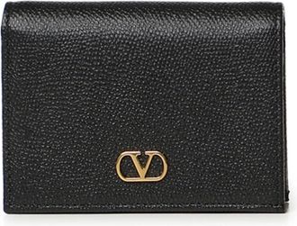 Valentino Garavani Accessoires, Dames, Zwart, ONE Size, VLogo Signature Portemonnee