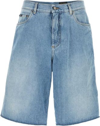 Dolce & Gabbana Blue Solid Shorts