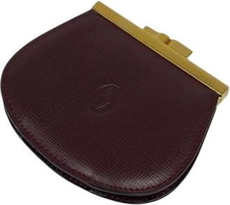 Cartier Pre-owned Wallets, female, Red, Size: ONE SIZE Pre-owned Must Coin Purse
