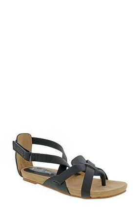 Bellini Nobu Strappy Flat Sandal in Black at Nordstrom Rack, Size 9.5