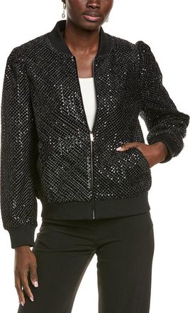 endless rose Endless Rose Velvet Sequin Bomber Jacket