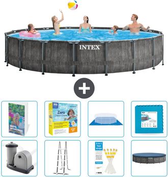 Intex Piscina Prism Frame Redonda - 549x122 Cm - 9-piezas S566