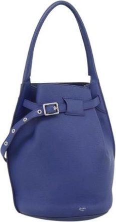 Celine Pre-owned Vintage Bucket Bag - Pre-owned - Mujer - Azul - ONE SIZE