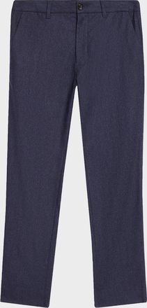 Vince Men & apos;s Owen Twill Flat-Front Trousers