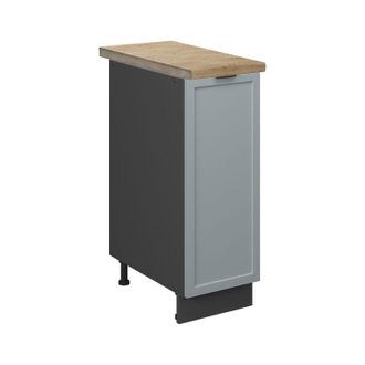 Vicco Armario De Farmacia Fame-line, Azul Claro-gris, 30 Cm, Et Roble, Vicco