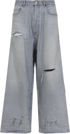 Balenciaga Minimal Baggy Broek - Heren - Loose Fit Jeans - Blauw - S - Katoen - Jeans
