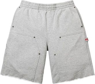 SUPREME SS26 Double Knee Painter Sweatshort Heather Grey SUP-SS26-204-GRY
