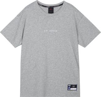 Nike Jordan Air Jordan x Fragment Design Crossover Solid Color Round Neck Short Sleeve Gray DA2986-063