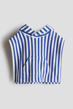 H&M Towel Cape in Blue/white Striped at Nordstrom, Size 6-12M