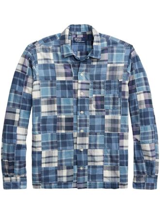 Polo Ralph Lauren patchwork cotton shirt - Blue