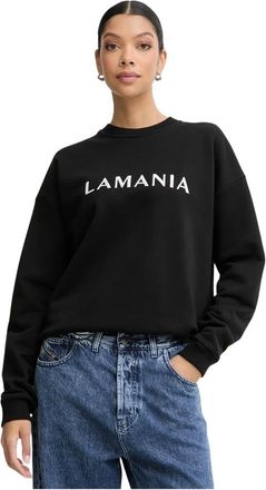 La Mania Dames, Sweatshirts & Hoodies, Zwart, Maat: XS Katoen