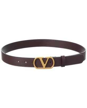 Valentino Vlogo Signature Leather Belt