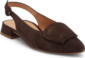 Paul Green Viola Slingback Pump in Moro Suede at Nordstrom Rack, Size 10Us / 7.5Uk