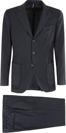 Santaniello Regular wollen jurk - Heren - Business pakken - Blauw - 2XL - Wol - Kostuums