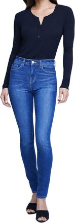 L'agence Marguerite High Rise Skinny Jeans In Colton