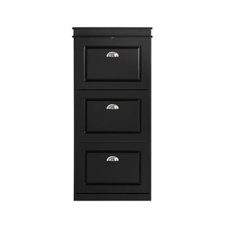 SoBuy Zapatero Con 3 Puertas Abatibles Zapatero Estrecho Organizador Para Zapatos Negro 53 X 24 X 117 Cm Fsr94-sch Sobuy Es