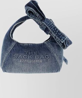 Marc Jacobs denim mini sack knot handle