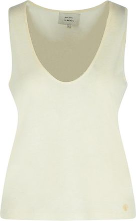 Loulou Studio Ivory Wool Blend Tank Top