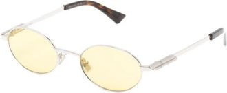 Bottega Veneta Ribbon Zonnebrillen - unisex - Zonnebrillen - Grijs - 52 MM - Accessoires
