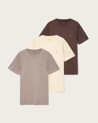 AllSaints Brace Brushed Cotton T-Shirts 3 Pack