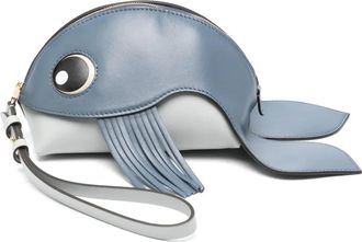 Fendi Clutch a forma di pesce - Blu