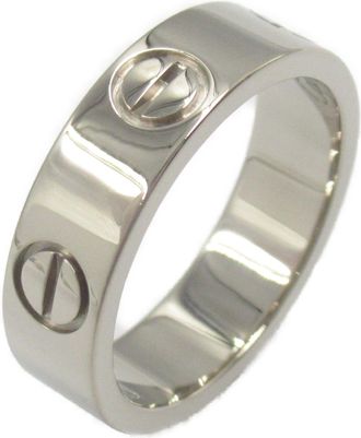 Cartier Silver White Gold (18K) Band Ring (Pre-Owned)