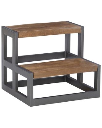 Linon Bodie Wood & Metal Bed Steps