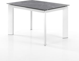Oresteluchetta Oresteluchetta - Mesa Extensible De Cer&aacute;mica Acabado M&aacute;rmol Gris Cm. Al76xp80xl120