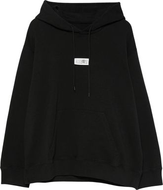 Maison Margiela Relaxed Fit Logo Patch Hoodie