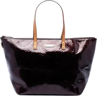 Louis Vuitton Pre-owned Bellevue Tote Bag - Dames - Vintage Shopper - Paars - ONE Size - Leer - Vintage