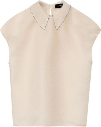 Fabiana Filippi Mujer, Blusas y Camisas, Beige, Talla: S