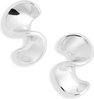 Nordstrom Rack Demi Fine Spiral Drop Earrings in Silver at Nordstrom Rack