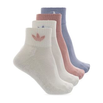 adidas Calcetines con Logo (Pack de 4) - Underwear - Mujer - Multicolor - XS